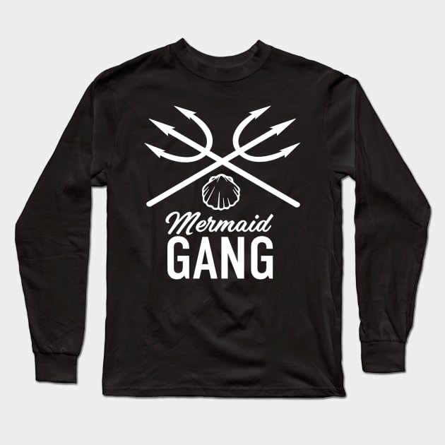 Mermaid Gang Long Sleeve T-Shirt by ballhard